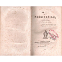 Traité de la prédication à l'usage des Séminaires