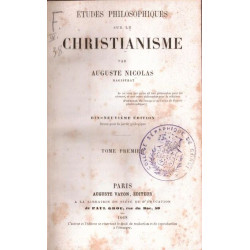 Etudes philosophiques sur le christianisme