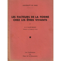 Les facteurs de la forme chez les etres vivants
