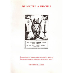DE MAÎTRE À DISCIPLE