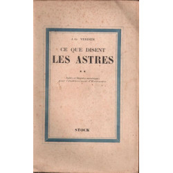CE QUE DISENT LES ASTRES Tome 1 et 2 manuel d'astrologie pratique...