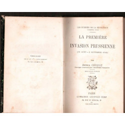La première invasion prussienne (11 août - 2 sept. 1792)