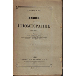 Manuel de l'homéopathie