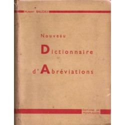 Nouveau Dictionnaire d'Abreviations