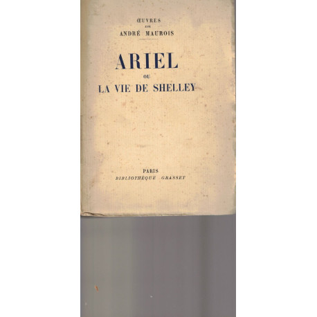 Ariel ou La vie de Shelley