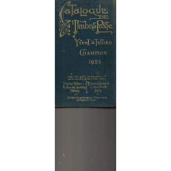 Catalogue de Timbres Poste 1924