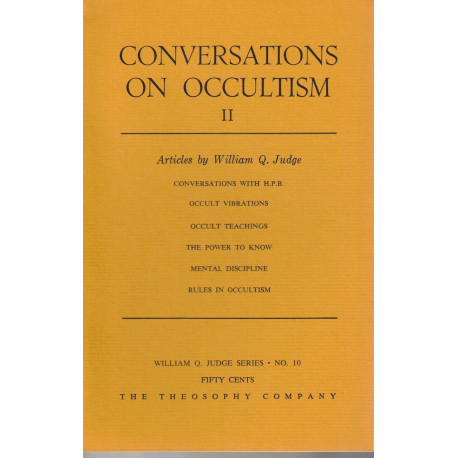 Conversations on Occultism II