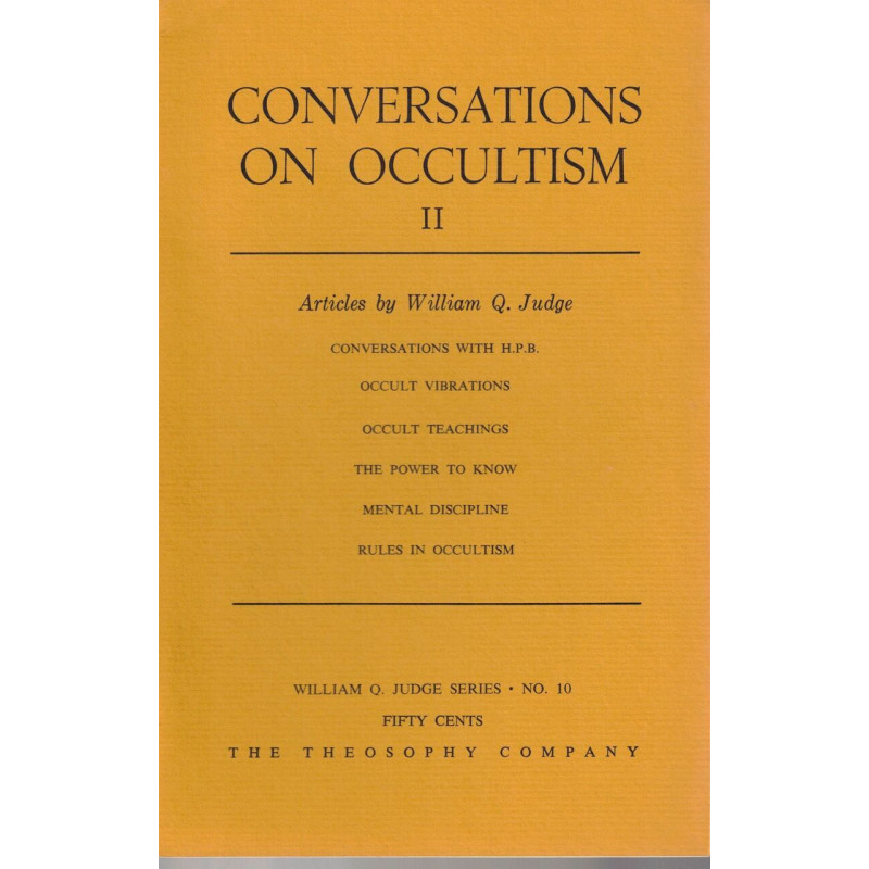 Conversations on Occultism II