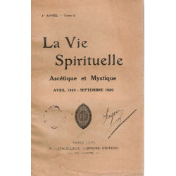La Vie Spirituelle ascétque et mystique