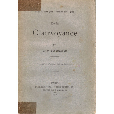 De la Clairvoyance